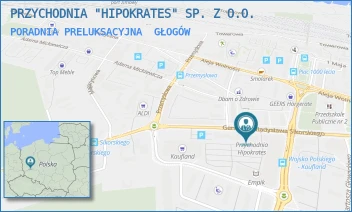 PORADNIA PRELUKSACYJNA - PRZYCHODNIA "HIPOKRATES" SP. Z O.O. - UL. GENERAŁA WŁADYSŁAWA SIKORSKIEGO 19,  GŁOGÓW
