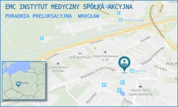 PORADNIA PRELUKSACYJNA - EMC INSTYTUT MEDYCZNY SPÓŁKA AKCYJNA - UL. BOLESŁAWA KRZYWOUSTEGO 290,  WROCŁAW