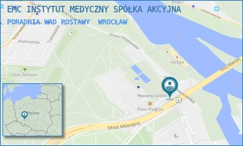 PORADNIA WAD POSTAWY - EMC INSTYTUT MEDYCZNY SPÓŁKA AKCYJNA - UL. WEJHEROWSKA 28/4,  WROCŁAW
