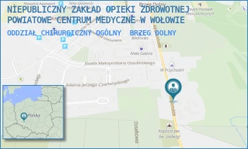 ODDZIAŁ CHIRURGICZNY OGÓLNY - POWIATOWE CENTRUM MEDYCZNE W WOŁOWIE SP. Z O.O. - UL. ALEJE JEROZOLIMSKIE 26,  BRZEG DOLNY