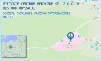 ODDZIAŁ CHIRURGII URAZOWO-ORTOPEDYCZNEJ - MILICKIE CENTRUM MEDYCZNE SP. Z O.O. W RESTRUKTURYZACJI - UL. GRZYBOWA 1,  MILICZ