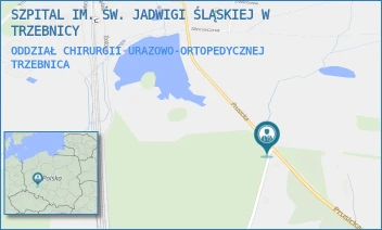 ODDZIAŁ CHIRURGII URAZOWO-ORTOPEDYCZNEJ - SZPITAL IM. ŚW. JADWIGI ŚLĄSKIEJ W TRZEBNICY - UL. PRUSICKA 53-55,  TRZEBNICA