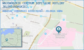 ODDZIAŁ CHIRURGII DZIECIĘCEJ - WOJEWÓDZKIE CENTRUM SZPITALNE KOTLINY JELENIOGÓRSKIEJ - UL. MICHAŁA KLEOFASA OGIŃSKIEGO 6,  JELENIA GÓRA