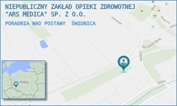 PORADNIA WAD POSTAWY - NIEPUBLICZNY ZAKŁAD OPIEKI ZDROWOTNEJ "ARS MEDICA" SP. Z O.O. - UL. M. KONOPNICKIEJ 4,  ŚWIDNICA