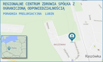 PORADNIA PRELUKSACYJNA - REGIONALNE CENTRUM ZDROWIA SPÓŁKA Z OGRANICZONĄ ODPOWIEDZIALNOŚCIĄ - UL. GEN.JÓZEFA BEMA 5-6,  LUBIN