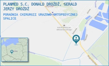 PORADNIA CHIRURGII URAZOWO-ORTOPEDYCZNEJ - PLANMED S.C. DONALD DROŻDŻ, GERALD JERZY DROŻDŻ - UL. BOGUSZYCKA 31,  SPALICE