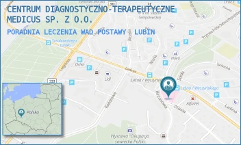 PORADNIA LECZENIA WAD POSTAWY - CENTRUM DIAGNOSTYCZNO-TERAPEUTYCZNE MEDICUS SP. Z O.O. - UL. LEŚNA 8,  LUBIN
