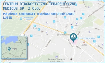 PORADNIA CHIRURGII URAZOWO-ORTOPEDYCZNEJ - CENTRUM DIAGNOSTYCZNO-TERAPEUTYCZNE MEDICUS SP. Z O.O. - UL. LEŚNA 8,  LUBIN