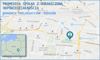 PORADNIA PRELUKSACYJNA - PROMEDICA SPÓŁKA Z OGRANICZONĄ ODPOWIEDZIALNOŚCIĄ - PLAC WOLNOŚCI 17,  RZESZÓW