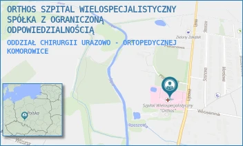 ODDZIAŁ CHIRURGII URAZOWO - ORTOPEDYCZNEJ - ORTHOS SZPITAL WIELOSPECJALISTYCZNY SPÓŁKA Z OGRANICZONĄ ODPOWIEDZIALNOŚCIĄ - UL. WROCŁAWSKA 2A,  KOMOROWICE