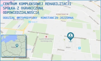 ODDZIAŁ ORTOPEDYCZNY - CENTRUM KOMPLEKSOWEJ REHABILITACJI SPÓŁKA Z OGRANICZONĄ ODPOWIEDZIALNOŚCIĄ - GĄSIOROWSKIEGO 12/14,  KONSTANCIN-JEZIORNA
