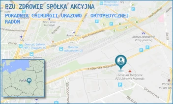 PORADNIA CHIRURGII URAZOWO - ORTOPEDYCZNEJ - PZU ZDROWIE SPÓŁKA AKCYJNA - GRANICZNA 24,  RADOM