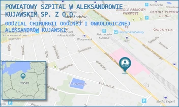 ODDZIAL CHIRURGII OGÓLNEJ I ONKOLOGICZNEJ - POWIATOWY SZPITAL W ALEKSANDROWIE KUJAWSKIM SP. Z O.O. - SŁOWACKIEGO 18.,  ALEKSANDRÓW KUJAWSKI