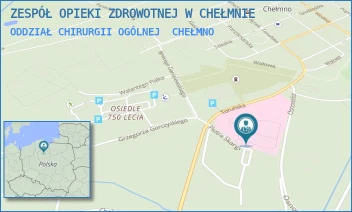 ODDZIAŁ CHIRURGII OGÓLNEJ - ZESPÓŁ OPIEKI ZDROWOTNEJ W CHEŁMNIE - PLAC RYDYGIERA 1,  CHEŁMNO