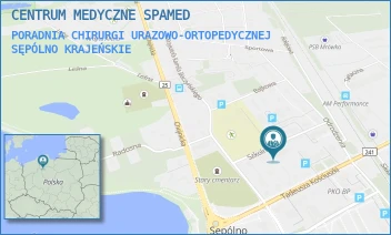 PORADNIA CHIRURGI URAZOWO-ORTOPEDYCZNEJ - CENTRUM MEDYCZNE SPAMED - SZKOLNA 4, SĘPÓLNO KRAJEŃSKIE