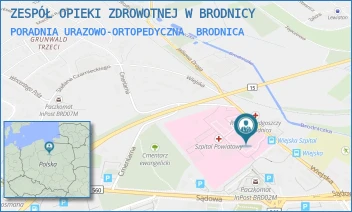 PORADNIA URAZOWO-ORTOPEDYCZNA - ZESPÓŁ OPIEKI ZDROWOTNEJ W BRODNICY - WIEJSKA 9,  BRODNICA