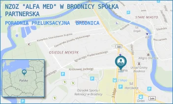 PORADNIA PRELUKSACYJNA - NZOZ "ALFA MED" W BRODNICY SPÓŁKA PARTNERSKA - PIWNA 5,  BRODNICA