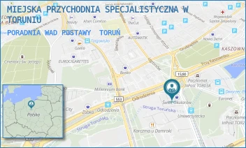 PORADNIA WAD POSTAWY - MIEJSKA PRZYCHODNIA SPECJALISTYCZNA W TORUNIU - UNIWERSYTECKA 17,  TORUŃ