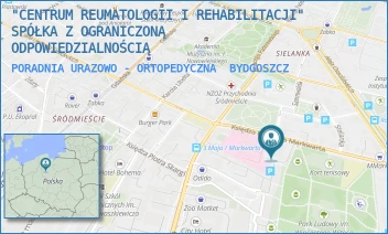 PORADNIA URAZOWO - ORTOPEDYCZNA - "CENTRUM REUMATOLOGII I REHABILITACJI" SPÓŁKA Z OGRANICZONĄ ODPOWIEDZIALNOŚCIĄ - KS. MARKWARTA 8,  BYDGOSZCZ