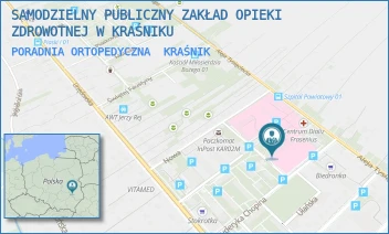 PORADNIA ORTOPEDYCZNA - SAMODZIELNY PUBLICZNY ZAKŁAD OPIEKI ZDROWOTNEJ W KRAŚNIKU - CHOPINA 13,  KRAŚNIK