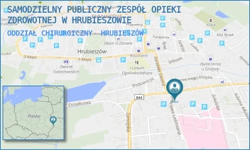 ODDZIAŁ CHIRURGICZNY - SAMODZIELNY PUBLICZNY ZESPÓŁ OPIEKI ZDROWOTNEJ W HRUBIESZOWIE - JÓZEFA PIŁSUDSKIEGO 11,  HRUBIESZÓW