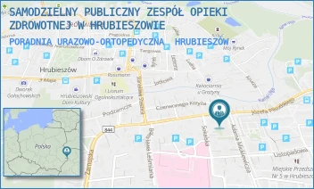 PORADNIA URAZOWO-ORTOPEDYCZNA - SAMODZIELNY PUBLICZNY ZESPÓŁ OPIEKI ZDROWOTNEJ W HRUBIESZOWIE - MICKIEWICZA 2,  HRUBIESZÓW