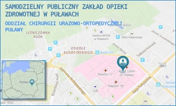 ODDZIAŁ CHIRURGII URAZOWO-ORTOPEDYCZNEJ - SAMODZIELNY PUBLICZNY ZAKŁAD OPIEKI ZDROWOTNEJ W PUŁAWACH - BEMA 1,  PUŁAWY