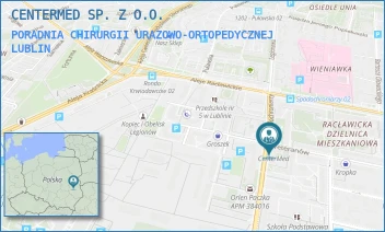PORADNIA CHIRURGII URAZOWO-ORTOPEDYCZNEJ - CENTERMED SP. Z O.O. - WETERANÓW 46,  LUBLIN