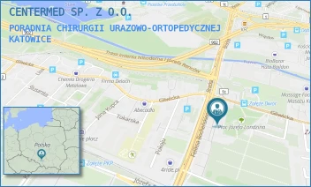 PORADNIA CHIRURGII URAZOWO-ORTOPEDYCZNEJ - CENTERMED SP. Z O.O. - UL. FELIKSA BOCHEŃSKIEGO 38A,  KATOWICE