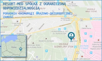 PORADNIA CHIRURGII URAZOWO-ORTOPEDYCZNEJ - RESORT-MED SPÓŁKA Z OGRANICZONĄ ODPOWIEDZIALNOŚCIĄ - ALEJE JANA PAWŁA II 19,  ZAMOŚĆ