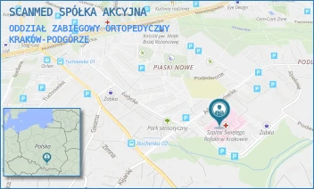 ODDZIAŁ ZABIEGOWY ORTOPEDYCZNY - SCANMED SPÓŁKA AKCYJNA - UL. ADAMA BOCHENKA 12,  KRAKÓW-PODGÓRZE