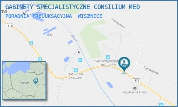 PORADNIA PRELUKSACYJNA - GABINETY SPECJALISTYCZNE CONSILIUM MED - WARSZAWSKA 88,  WISZNICE