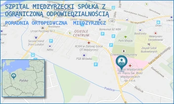 PORADNIA ORTOPEDYCZNA - SZPITAL MIĘDZYRZECKI SPÓŁKA Z OGRANICZONĄ ODPOWIEDZIALNOŚCIĄ - UL. KONSTYTUCJI 3 MAJA 35,  MIĘDZYRZECZ
