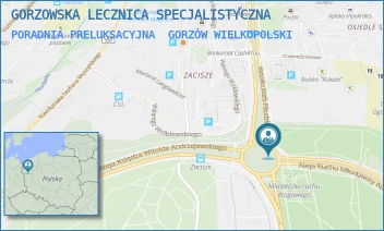 PORADNIA PRELUKSACYJNA - GORZOWSKA LECZNICA SPECJALISTYCZNA - RONDO MARSZ. JÓZEFA PIŁSUDSKIEGO 1B,  GORZÓW WIELKOPOLSKI