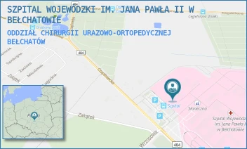 ODDZIAŁ CHIRURGII URAZOWO-ORTOPEDYCZNEJ - SZPITAL WOJEWÓDZKI IM. JANA PAWŁA II W BEŁCHATOWIE - UL. CZAPLINIECKA 123,  BEŁCHATÓW