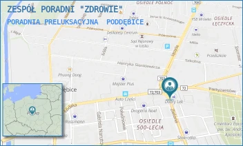 PORADNIA PRELUKSACYJNA - ZESPÓŁ PORADNI "ZDROWIE" - UL. ZIELONA 2A,  PODDĘBICE