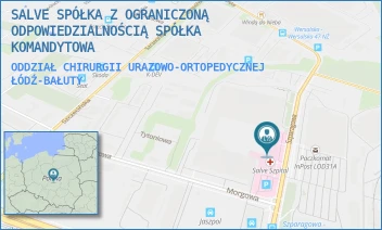 ODDZIAŁ CHIRURGII URAZOWO-ORTOPEDYCZNEJ - SALVE SPÓŁKA Z OGRANICZONĄ ODPOWIEDZIALNOŚCIĄ SPÓŁKA KOMANDYTOWA - UL. SZPARAGOWA 10,  ŁÓDŹ-BAŁUTY