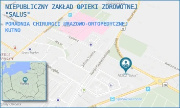 PORADNIA CHIRURGII URAZOWO-ORTOPEDYCZNEJ - NIEPUBLICZNY ZAKŁAD OPIEKI ZDROWOTNEJ "SALUS" - UL. SZPITALNA 46,  KUTNO