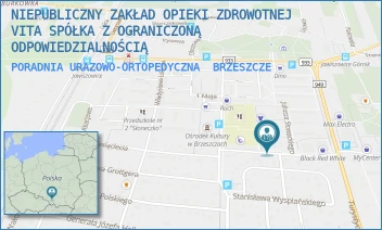 PORADNIA URAZOWO-ORTOPEDYCZNA - NIEPUBLICZNY ZAKŁAD OPIEKI ZDROWOTNEJ "VITA" SPÓŁKA ZOGRANICZONĄ ODPOWIEDZIALNOŚCIĄ - UL. PIŁSUDSKIEGO 6,  BRZESZCZE