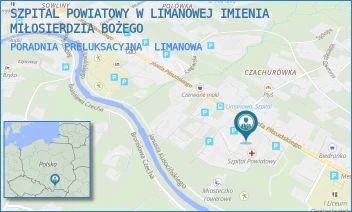 PORADNIA PRELUKSACYJNA - SZPITAL POWIATOWY W LIMANOWEJ IMIENIA MIŁOSIERDZIA BOŻEGO - UL. JÓZEFA PIŁSUDSKIEGO 61,  LIMANOWA
