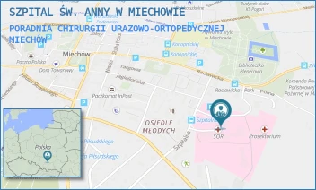 PORADNIA CHIRURGII URAZOWO-ORTOPEDYCZNEJ - SZPITAL ŚW. ANNY W MIECHOWIE - UL. SZPITALNA 3,  MIECHÓW