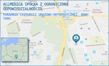 PORADNIA CHIRURGII URAZOWO-ORTOPEDYCZNEJ - ALLMEDICA SPÓŁKA Z OGRANICZONĄ ODPOWIEDZIALNOŚCIĄ - UL. WOJSKA POLSKIEGO 14,  NOWY TARG