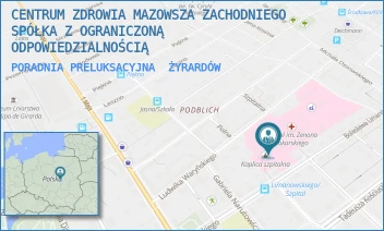 PORADNIA PRELUKSACYJNA - CENTRUM ZDROWIA MAZOWSZA ZACHODNIEGO SPÓŁKA Z OGRANICZONĄ ODPOWIEDZIALNOŚCIĄ - LIMANOWSKIEGO 30,  ŻYRARDÓW