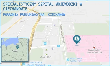 PORADNIA PRELUKSACYJNA - SPECJALISTYCZNY SZPITAL WOJEWÓDZKI W CIECHANOWIE - POWST. WIELKOPOLSKICH 2,  CIECHANÓW