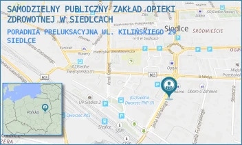 PORADNIA PRELUKSACYJNA UL. KILIŃSKIEGO 29 - SAMODZIELNY PUBLICZNY ZAKŁAD OPIEKI ZDROWOTNEJ W SIEDLCACH - JANA KILIŃSKIEGO 29,  SIEDLCE