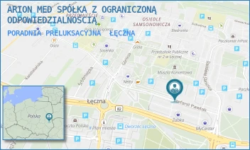 PORADNIA PRELUKSACYJNA - ARION MED SPÓŁKA Z OGRANICZONĄ ODPOWIEDZIALNOŚCIĄ - STEFANII PAWLAK 3,  ŁĘCZNA