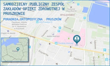 PORADNIA ORTOPEDYCZNA - SAMODZIELNY PUBLICZNY ZESPÓŁ ZAKŁADÓW OPIEKI ZDROWOTNEJ W PRUSZKOWIE - ARMII KRAJOWEJ 2/4,  PRUSZKÓW