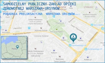 PORADNIA PRELUKSACYJNA - SAMODZIELNY PUBLICZNY ZAKŁAD OPIEKI ZDROWOTNEJ WARSZAWA-URSYNÓW - ROMERA 4,  WARSZAWA URSYNÓW