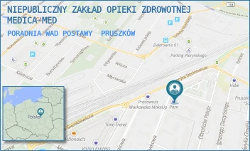 PORADNIA WAD POSTAWY - NIEPUBLICZNY ZAKŁAD OPIEKI ZDROWOTNEJ MEDICA-MED - OŁÓWKOWA 1E,  PRUSZKÓW
