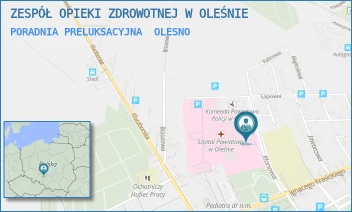 PORADNIA PRELUKSACYJNA - ZESPÓŁ OPIEKI ZDROWOTNEJ W OLEŚNIE - UL. KLONOWA 1,  OLESNO